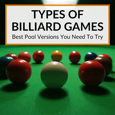 types of pool games|5 Types Of Pool Games You Need To Try .